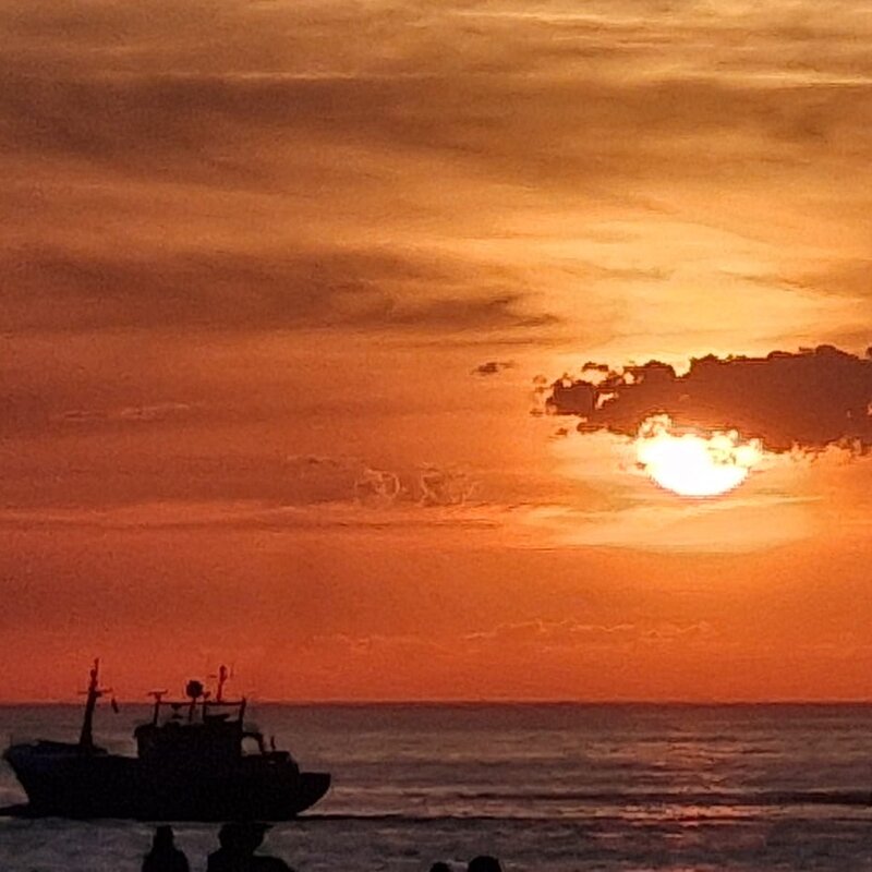 Invitation au coucher du soleil à La Concha