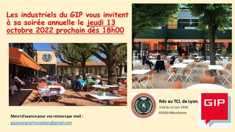 Soirée annuelle GIP Auvergne Rhône Alpes