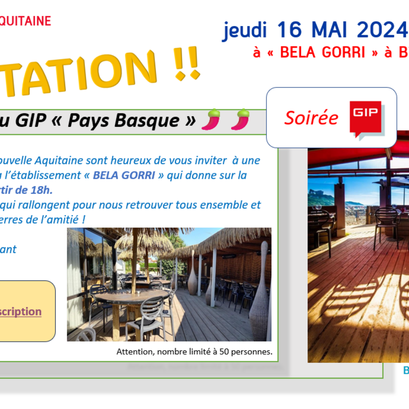 Les Amicales du GIP « Pays Basque »?️?️