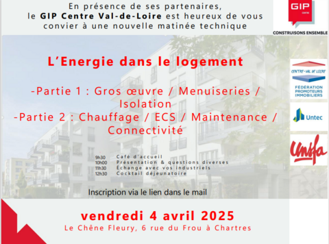 Matinée Technique GIP CVL