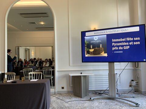 IMMOBEL fête ses Pyramides et son prix du GIP