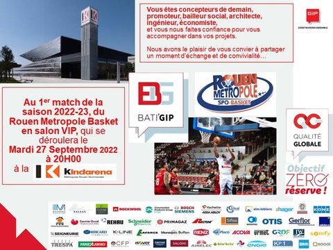 AfterWork BATI'GIP Normandie 2022 au Kindarena