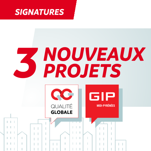 La dynamique Qualité Globale se poursuit en Midi-Pyrénées avec la signature de trois nouvelles opérations aux côtés d...