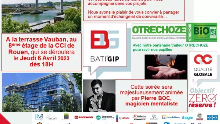 SAVE THE DATE BATIGIP NORMANDIE 06 AVRIL 2023